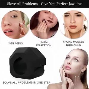 1pc Silicone Chewing Muscle Trainer Facial Firming Ball Double Chin Relaxation Ball Gym Fitness Training Chin Line Simulator