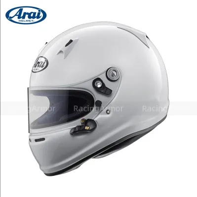 Arai SK‑6 Kart Racing Full Face Helmet Gloss White FIA 8859 Snell K2020 for Kart Track Use S/M/L/XL