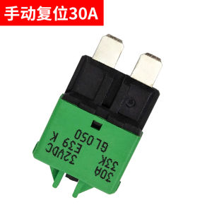 Medium Car Insurance Fuses Automatic Resettable Reversible Circuit Breaker Insertable Fuse Automotive Electrical System Parts