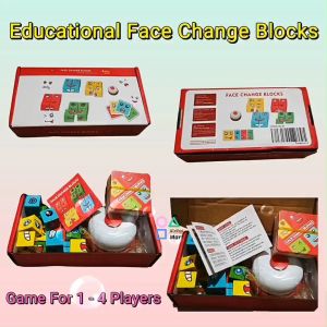 Educational Face Change Blocks 教育变脸积木 Blok Perubahan Wajah Pendidikan