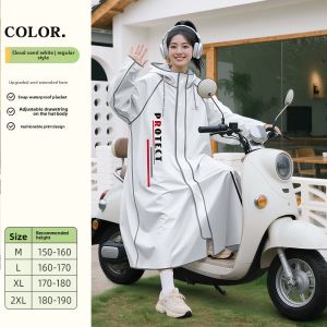 ZHENGYU | Long-Sleeved Full-Body Raincoat for Adults Women Students Separable Rain Cover for Electric Scooter