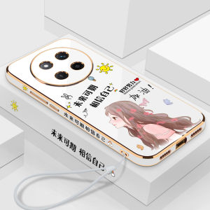 เคสโทรศัพท์ซิลิโคนป้องกันการตกหล่นแบบเต็มจอสำหรับ Huawei Honor X9c รุ่น X9b X9a ป้องกันการตกหล่นแบบนุ่ม 5G สำหรับผู้หญิง