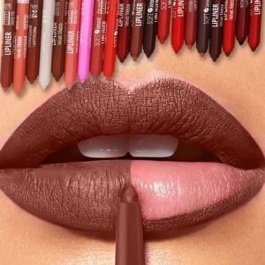 20 Color Matte Lip Liner Outline Lipstick Pen Long-lasting Waterproof Lip Tint Pencil Makeup Lip Contouring Pen Woman Cosmetic