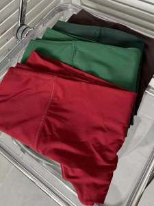 High-Waist Yoga Fitness Pants Womens Skin-Like Running Tight Sports Pilates Long Pants Breathable Quick-Dry Slimming Colors