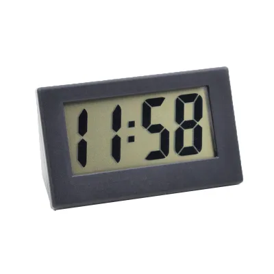 5.2*2*3.5cm Mini Portable Desk Clock 12Hour Time Display Digital Clock with Date Electronic Table Clock for Student/Car/Bedroom