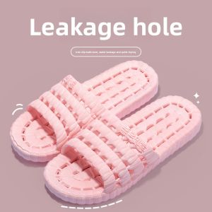 MONLEYTA | Non-Slip Bath Slippers Mens Bathroom Slippers Quick Dry Hollow Out Drainage Anti-Slip Odor Control Shower Special Indoor Slippers