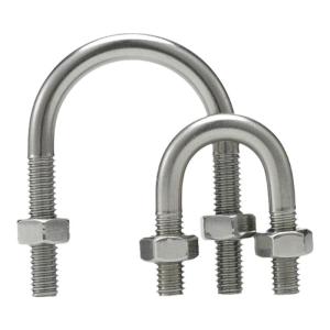 BAIRUITE | U-Shaped Bolt with Screws and Nuts Set M6 M8
