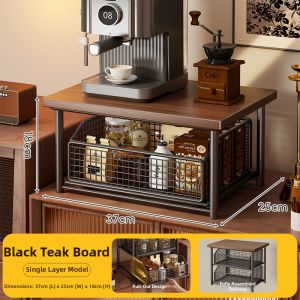 evesigar | Multifunctional Extendable Multi-level Storage Rack