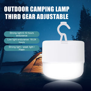 Led Emergency Camping Lights Portable Outdoor Camping Lights Rechargeable Night Light Lantern Adjustable for Hiking Fishing Outdoor
