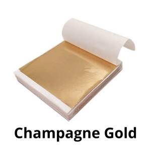 [100 LBR] Non Edible Gold Leaf / Kertas Foil Emas Prada Gilding 9cm 14cm