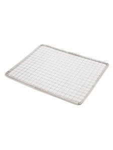 Disposable Rectangular Barbecue Wire Mesh Oil Drainage Drying Grid Charcoal Oven Grid Meat BBQ Skewer Wire Mesh Kitchen Tool