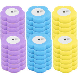 18-72 Pcs Disposable Toilet Brush Replacement Head Cleaning Kit Long Handle Toilet Bowl BrushWc Accessories Tool