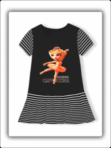 Dress Anak Perempuan Motif Ballerina Cappuchina Untuk Usia 1-8 Thn Daster Anak Motif Terbaru