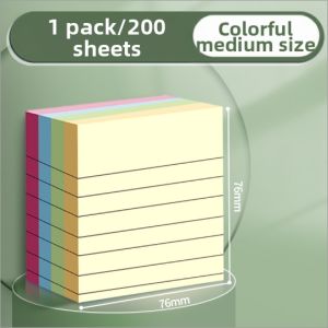 FEIZHUXIANSEN | Student Use Lined Sticky Notes Aesthetic Writing