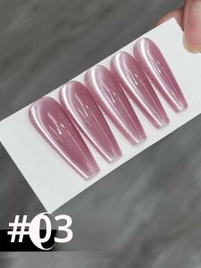 ยาทาเล็บเจล TC Temperament Goddess สีชมพูโรสอายแคทเจล 1 ชิ้น รุ่น 2025 Pure Desire Translucent Pink Series Cat Eye Nail Art