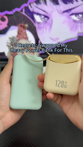 [CCC Certified] LYNXZ R56J 10000mAh Power Bank 22.5W Fast Charging Built-in Dual Cables for iPhone/Android LED Display Portable Travel Phone Charger Malaysia Ready Stock 1 Year Warranty