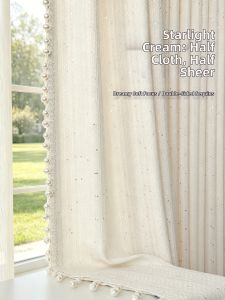 Starlight Style Lace Curtain French Elegance Light Through