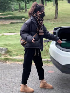 down Cotton-Padded Coat for Women Short Warm Student Cotton Padded Autumn and Winter New Korean Style Cotton-Padded Coat for Women Loose Casual Jacket