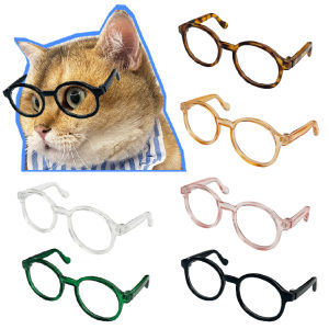 สัตว์เลี้ยงแว่นตาแมวสุนัขแว่นตากันแดดขนาดเล็กยอดนิยม Snapback ตกแต่ง Props การถ่ายภาพตลกสัตว์เลี้ยงอุปกรณ์ Optical อุปกรณ์เสริม
