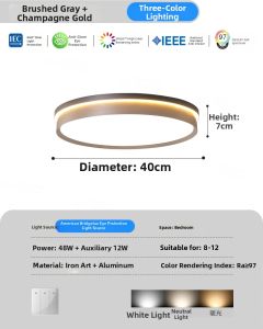 Designers Light | Italian Style Eye-care Ceiling Light