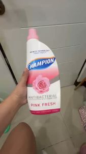 Champion Liquid Fabric Conditioner Pink Fresh 1Liter Bottle & Refill Pouch