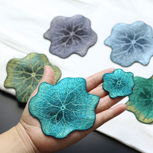 Embroidered Patch Repair Decorative Adhesive Fabric for down Jacket Bag Clothing Accessories Hand Sewing Leaf Pattern DIY