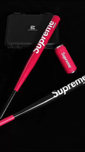 【Ready From SG】Baseball Bat Thick Alloy Steel Superme Hard Baseball Black Red Bat Outdoor Sports Outdoor Sports BAT