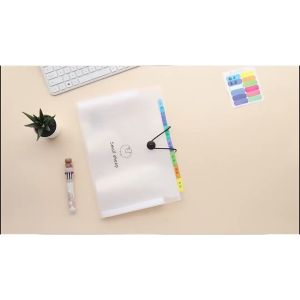 Túi đựng tài liệu DecorMe tệp đựng tài liệu nhiều ngăn kẹp tài liệu A4 đựng đề cương bài kiểm tra chia ngăn tiện dụng GA625