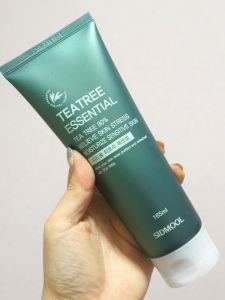 Korean Sidmool Tea Tree Essence Gel Soothing Calm Hydrating Wash-Free Sleep Facemask Sensitive Acne Skin