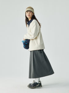 Pure Cotton V-neck Knitted Cardigan Womens Jacket Short Style Mile Green And Beige Color Available Still Walking Brand