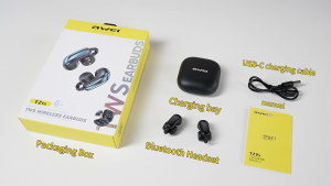 Awei TZ15 Earclip Wireless Earphone HiFi Dynamic Spatial Heavy Bass Clip On Bluetooth Earbuds Non Slip Silicone IPX4 Waterproof Earpieces