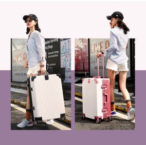 Hàng Sẵn Vali Khóa Size 28 nhập khung Nhôm Chịu lực Cao cấp - Vali Kéo An toàn Màu Sắc Sang Trọng