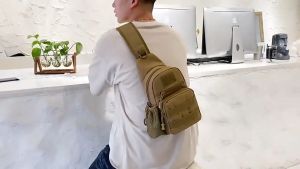 GIANTSHOP กระเป๋าคาดอก ผู้ชาย สะพายไหล่ 3 สี (O-1538)