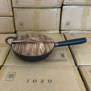 Chảo Chống Dính Sâu Bằng Sắt Nguyên Khối 24/28cm Chảo Chiên Gia Đình Không Cần Phủ Lớp Chống Dính Chảo Sắt Nguyên Khối Dày