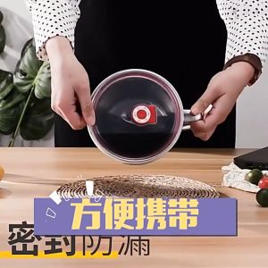 Bekas Makanan Keluli Tahan Karat / Cawan Mi/ Kotak Makan Tengah Hari dengan Pemegang