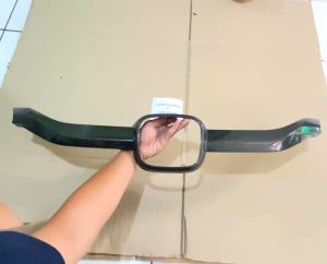 List Grill Honda Brio Carbon WTP 2017-2024 Asli