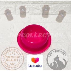 Jnpcollection Tempat makan anjing dan kucing mangkuk makan SINGLE bowl anti semut/Pet Shop