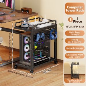 WUBUWEI | Heat Dissipation Elevated PC Stand