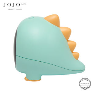 JOJOS L. PD Cartoon Dinosaur Alarm Clock Silent Learning Clock Rechargeable Small Alarm Clock Cute Plastic Home Decor