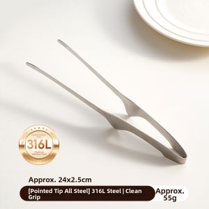 onlycook | Heat-Resistant BBQ Food Tongs