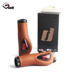 ODI | ODI MTB Folding Bike Grips Microfiber Leather Liquid Silicone Shock-Absorbing Lock-On Handlebar Grips for Enhanced Cycling Exper