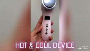 เครื่องนวดหน้าไร้สายไครโอร้อน-เย็น Cryo Ultrasonic 4IN1 [สินค้าพร้อมส่งทันที]