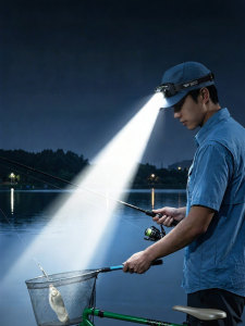 SMILING SHARK | Sensing Bright Long-Lasting Fishing Headlamp