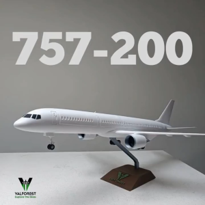 Mô hình Boeing 757-200 tỷ lệ 1.80 Mô Hình Máy Bay In 3D Nhựa PETG - Tỷ Lệ Thu Nhỏ Màu Trắng DIY Tự Sơn - Độ Chi Tiết Cao