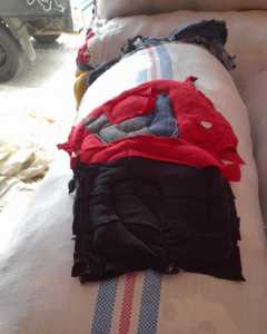 lap majun tumpuk warna kain lap kiloan