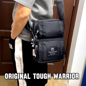 Ready Stock!! Touch Power & Tough Warrior Fashion Men Sling Shoulder Bag Chest Bag Smooth Soft Nylon