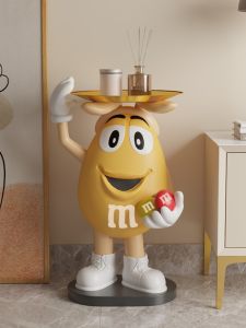 M & Amp M Beans People Art Accessible Luxury Living Room Large TV Cabinet Sofa Edge Bedside Supporter Floor Soft Decorative Ornaments