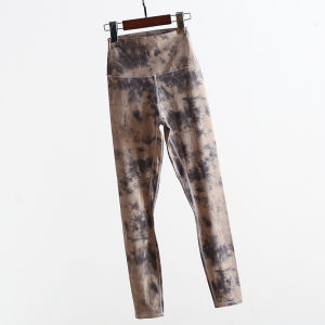 High-Waist Seamless Yoga Pants Womens Dyed Fitness Sports Shorts Breathable Quick-Dry Nylon Fabric Four Seasons Universal