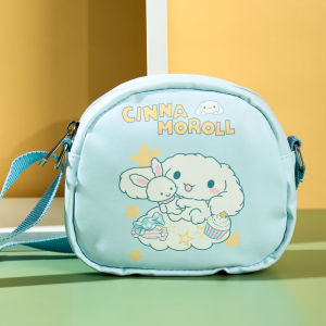 Cute Childrens Crossbody Backpack Waterproof Outdoor Toys Coin Purse Girls Backpack Winnie the Pooh Patches Dog Design