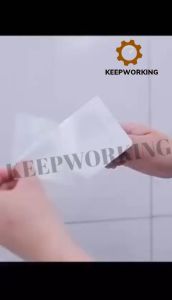 KEEPWORKING 1PC 7 x 7 cm Hooks Wall Sticker Transparent Multifunctional Sticker Home Kitchen Organized